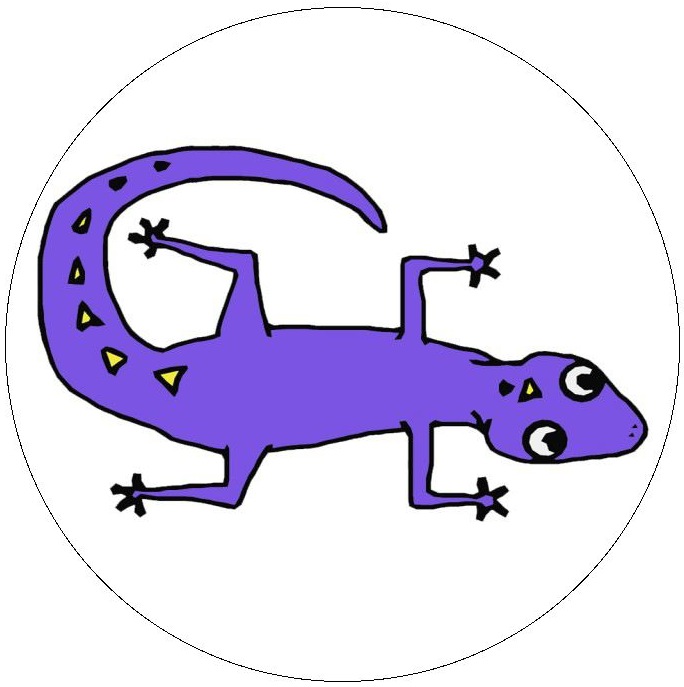 Lizard Set Pinback Buttons and Stickers