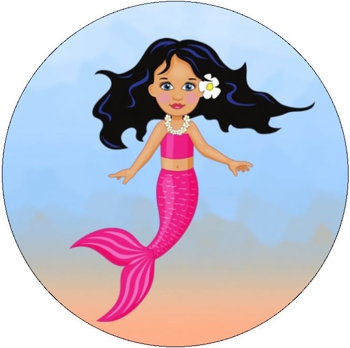 Mermaid Pinback Buttons and Stickers