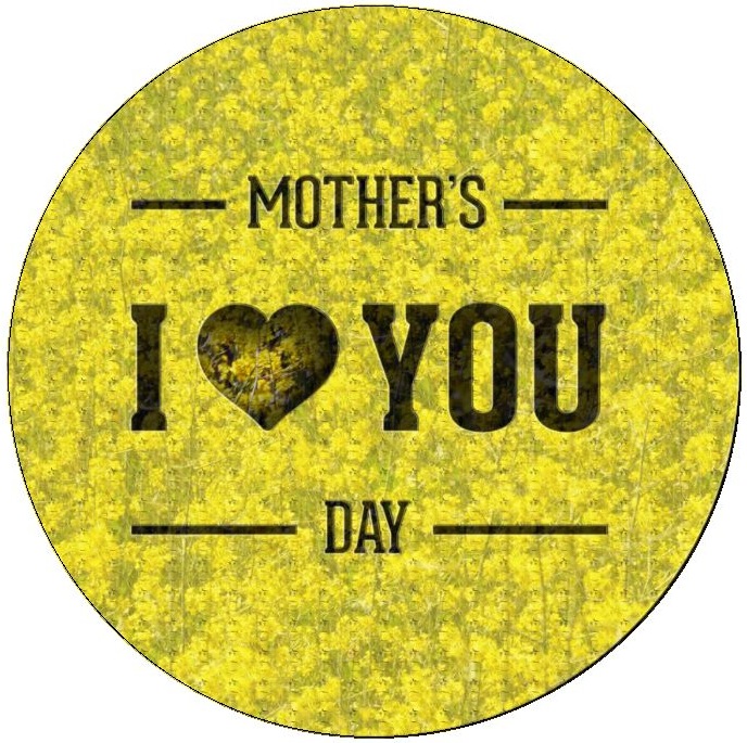 Mother's Day Pinback Buttons and Sticker