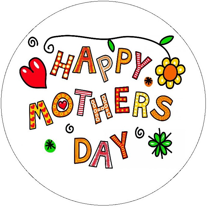 Mother's Day Pinback Buttons and Sticker