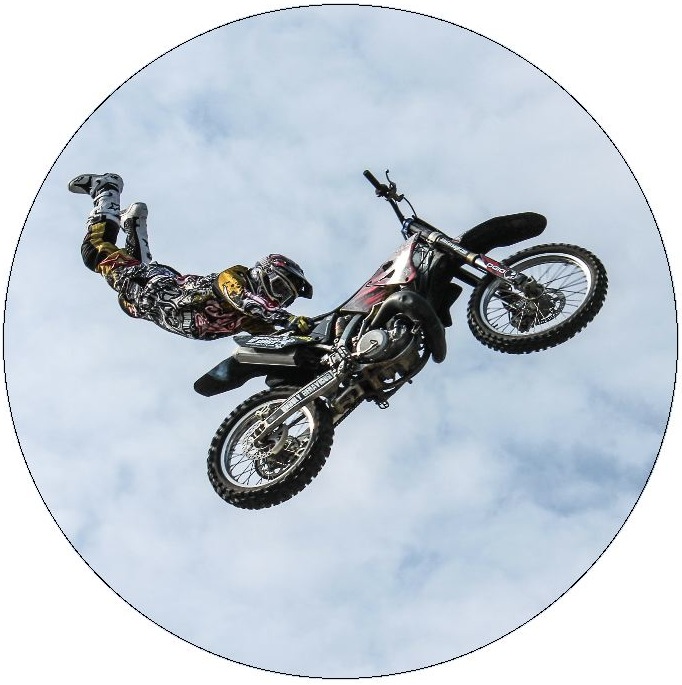 Motorcycle Photo Pinback Buttons and Stickers