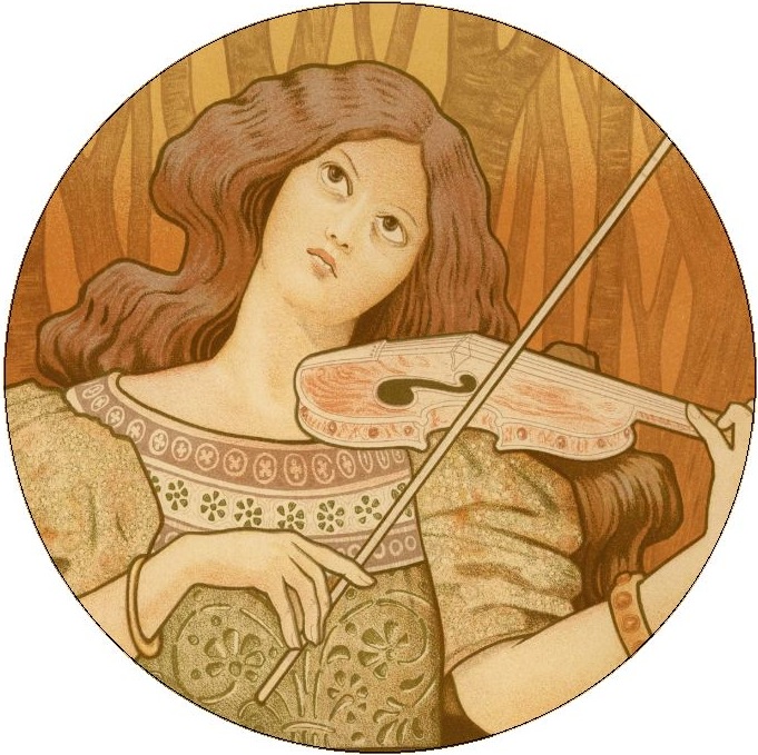 Violin Pinback Buttons and Stickers