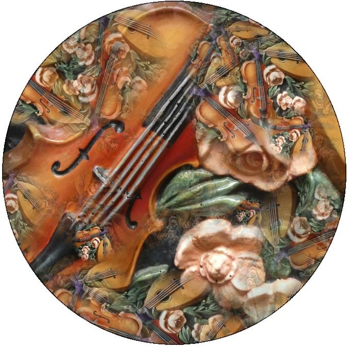 Violin Pinback Buttons and Stickers