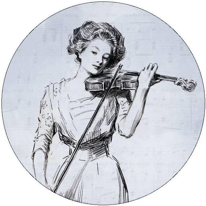 Violin Pinback Buttons and Stickers