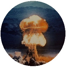 Nuclear Bomb Pinback Button
