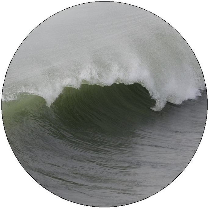 Ocean Wave Pinback Buttons and Stickers