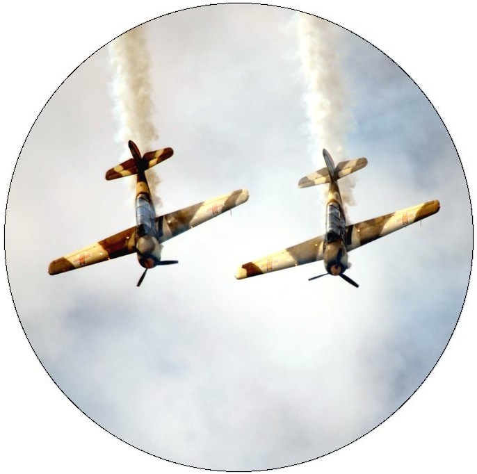 Plane Pinback Button and Sticker