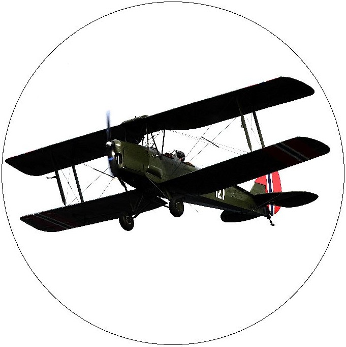 Plane Pinback Button and Sticker