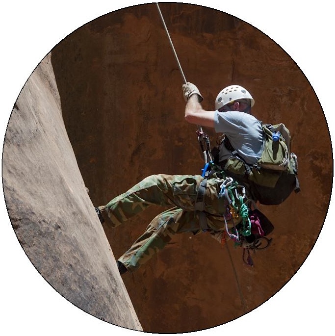 Rock Climbing Pinback Button and Stickers