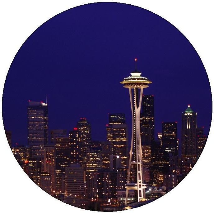 Seattle Pinback Button and Stickers