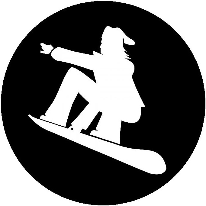 Ski and Snowboard Pinback Button and Stickers