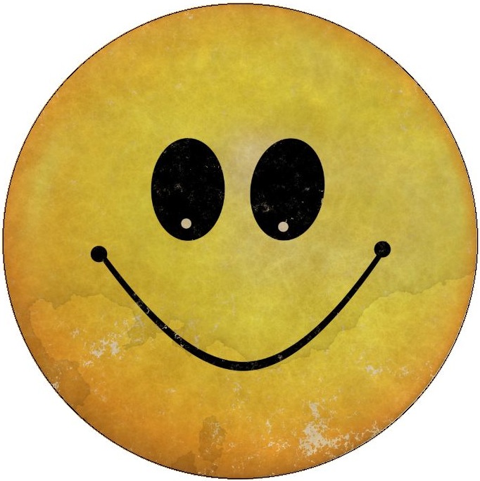Smile Face Pinback Button and Stickers