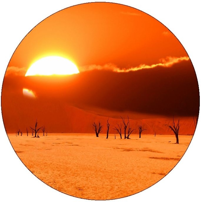 Sunset Pinback Buttons and Stickers