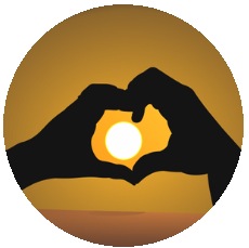 Sunset Pinback Buttons and Stickers