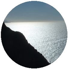 Pacific Ocean Pinback Sunset and Stickers