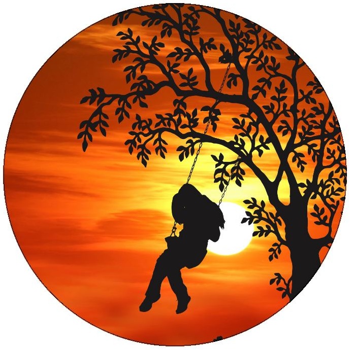 Sunset Pinback Buttons and Stickers