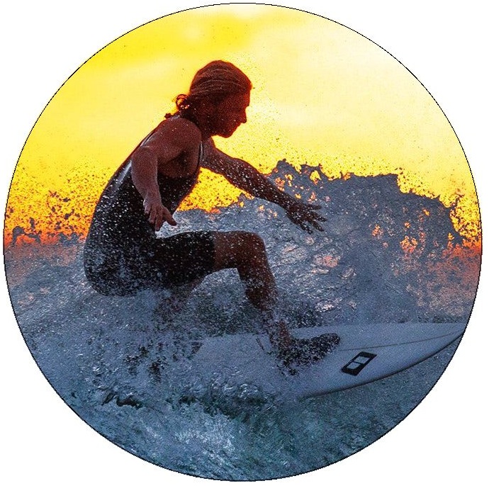 Surfing Pinback Buttons and Stickers