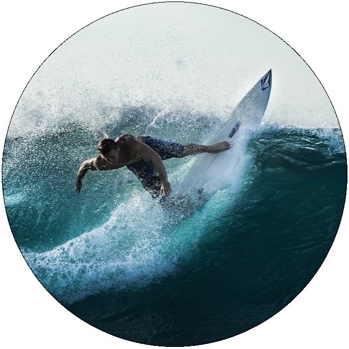 Surfing Pinback Buttons and Stickers