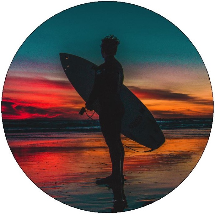 Surfing Pinback Buttons and Stickers