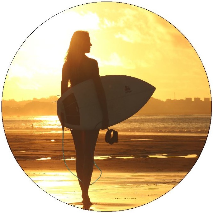 Surfing Pinback Buttons and Stickers