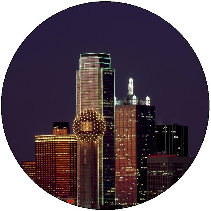 Dallas Texas Pinback Buttons and Stickers