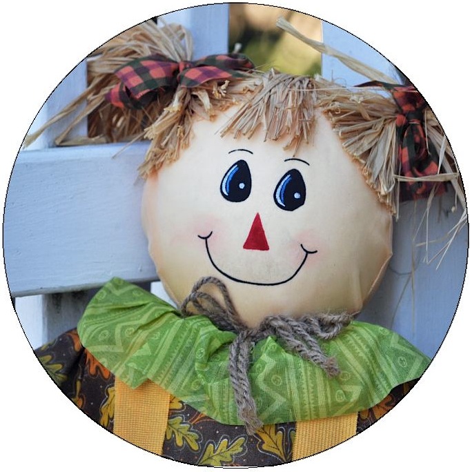 Scarecrow Pinback Buttons and Stickers