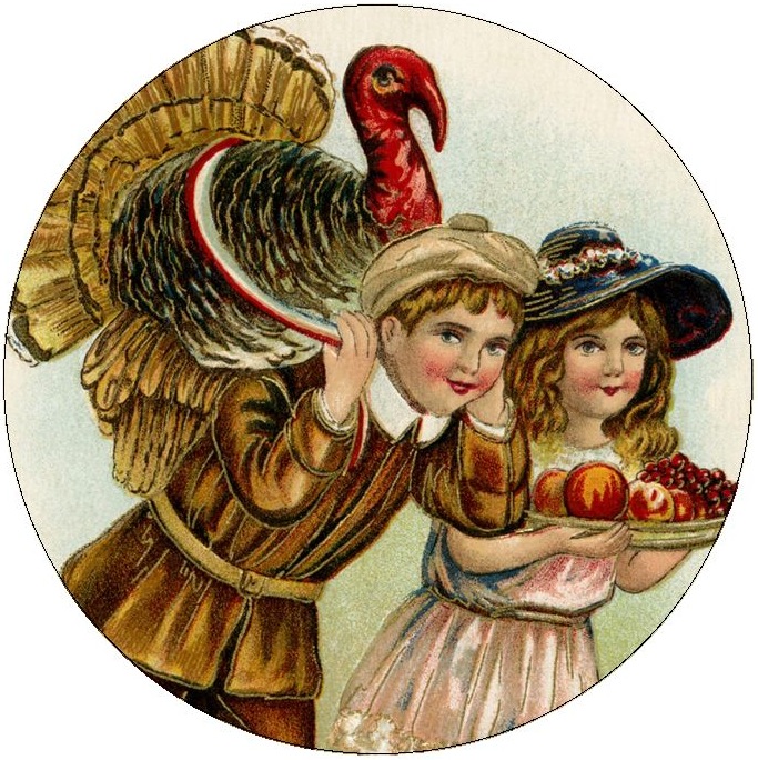 Turkey Pinback Buttons and Stickers