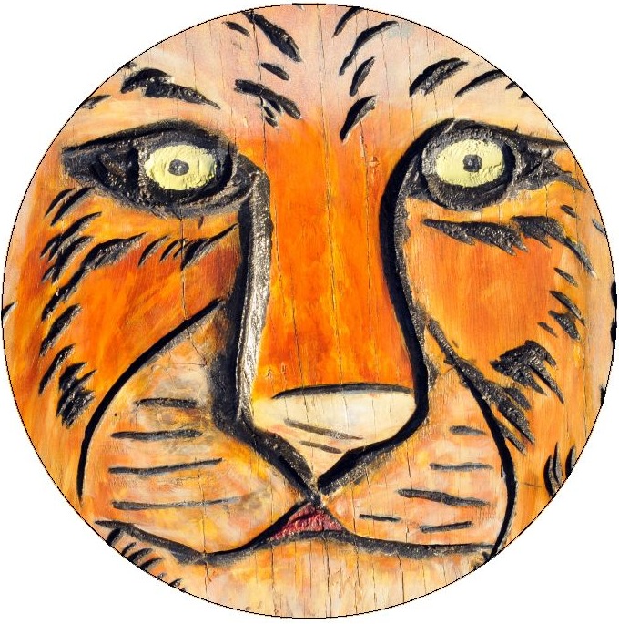 Tiger Pinback Buttons and Stickers