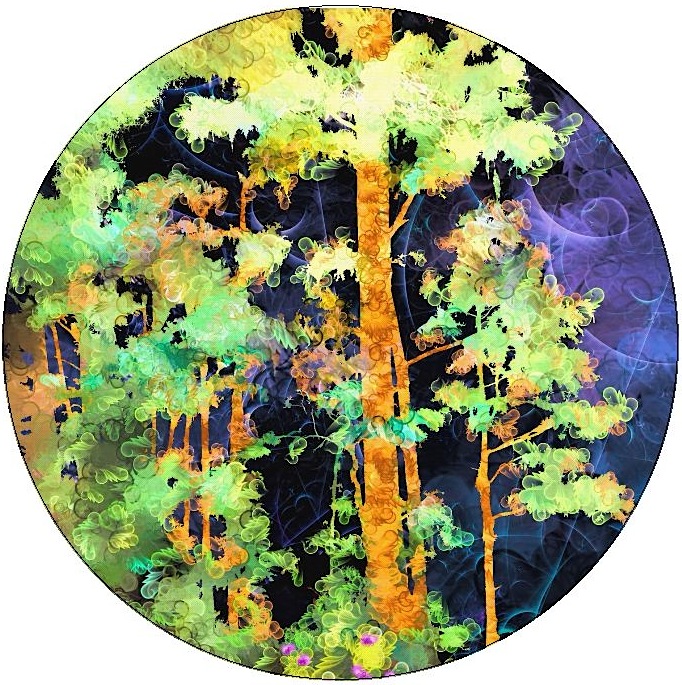 Trees Pinback Buttons and Stickers