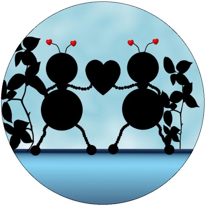 Ant Romance Pinback Buttons and Stickers