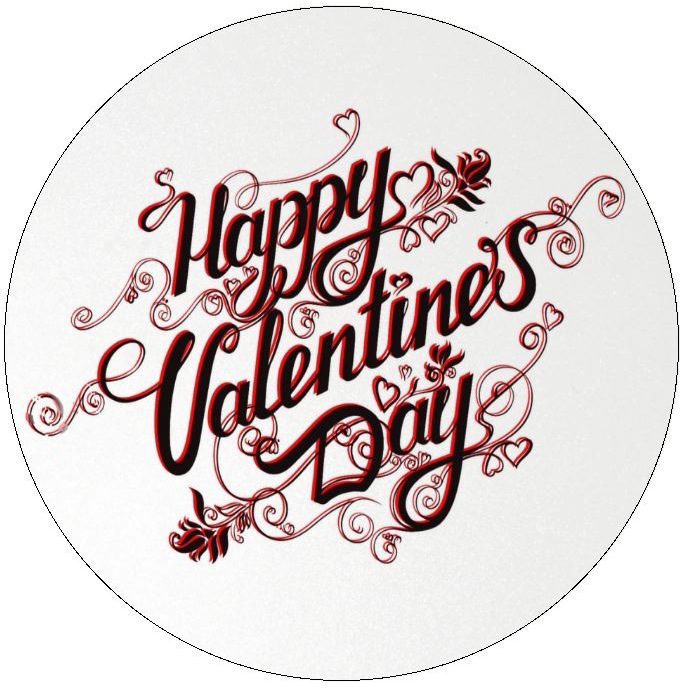 Valentine Pinback Buttons and Stickers