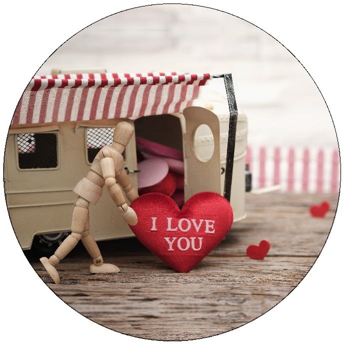 Valentine Pinback Buttons and Stickers