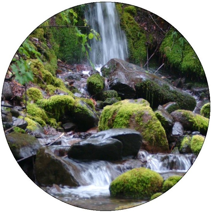 Waterfall Pinback Buttons and Stickers