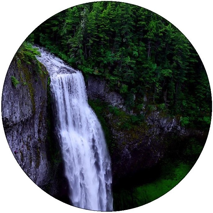 Waterfall Pinback Buttons and Stickers