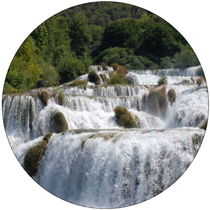 Waterfall Pinback Buttons and Stickers