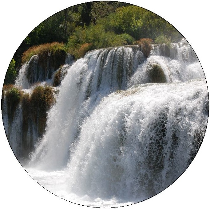 Waterfall Pinback Buttons and Stickers