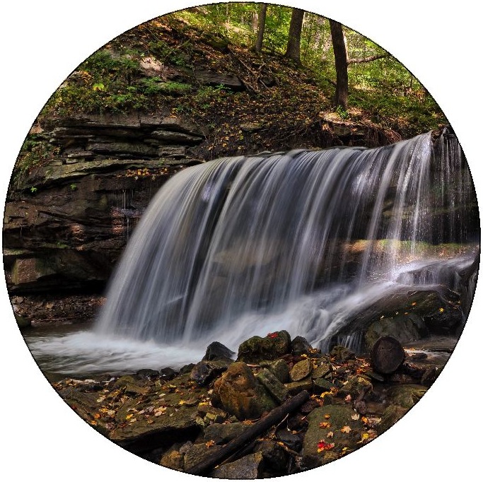 Waterfall Pinback Buttons and Stickers