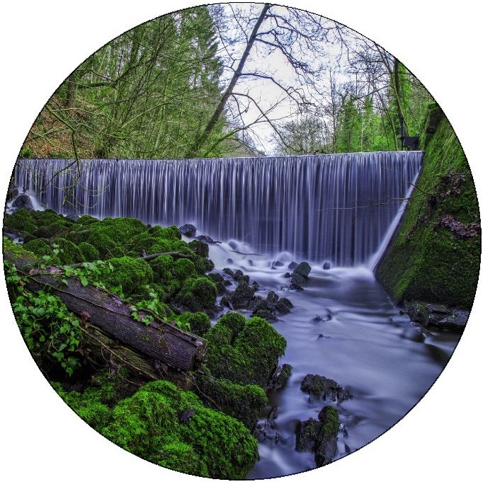 Waterfall Pinback Buttons and Stickers