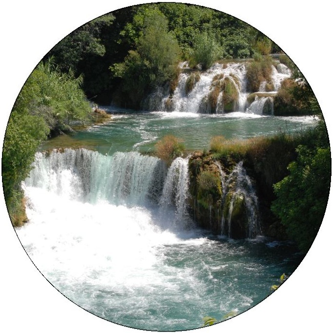 Waterfall Pinback Buttons and Stickers