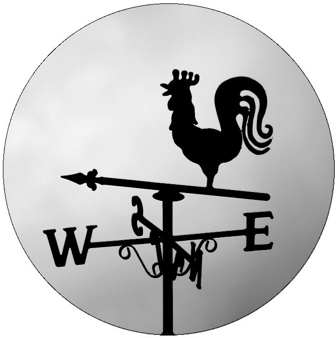 Weather Vane Pinback Buttons and Stickers
