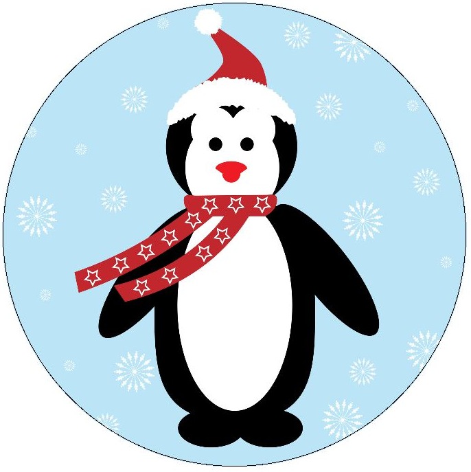 Winter Pinback Button and Stickers