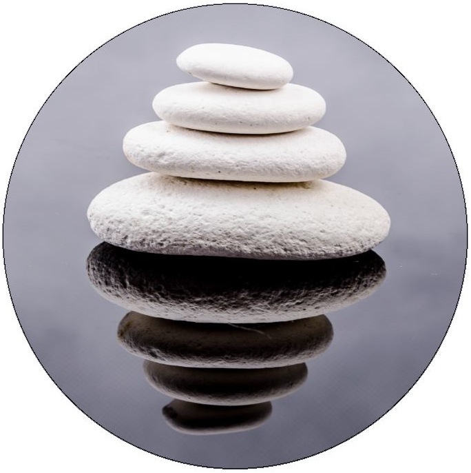 Zen Rocks Pinback Buttons and Stickers